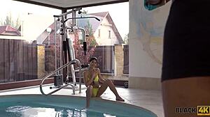 Teen girl madelina dee takes black cock intensely