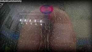 Spied on Chubby Roommate's Shower Toy Fun, Almost Caught