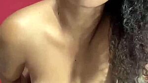 I cought this morena peeing and masturbating on hidden cam