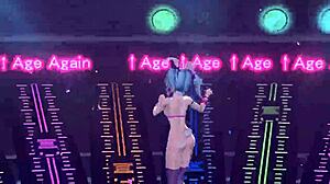 hatsune miku age age again project diva nude mod bunny costume goddess