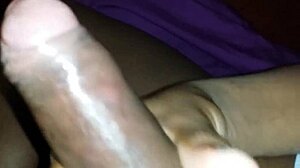 I Cum After Jerking Off My Sexy Black Dick Cock Pov