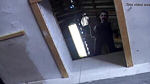 intriguing backstage before filming a porn movie, getting ready for anal sex