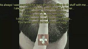 Straight farmer guy convinced to try new things