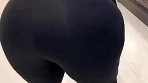 Heather's yoga session with a voyeuristic twist