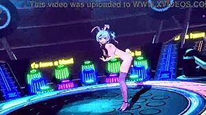 hatsune miku age age again project diva nude mod bunny costume goddess