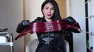 do you crave the feel of my leather gloves on your cock?