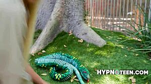 Gym Blondie Freeuse Friendly Snake Catcher In Gym Sex