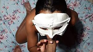 Ele adora comer meu rabo apertado, revealing intense anal pleasure with a big cock.