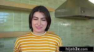 sexy middle-eastern teen tries sucking cock for the first time!