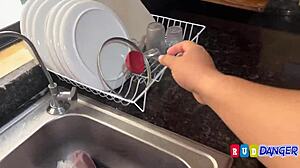 Forbidden university hijastra with big tits gets anal in homemade video