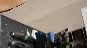 Getting shaved in a british hairless style