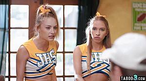 khloe and kyler anal fucked by coach, so hot