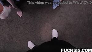 Mia River With Panties In Mouth Gets Blowjob And Hardcore POV Fuck From Joshua Lewis.