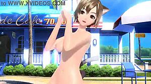 Megurine Luka And Meiko In Summer Idol Nude Mod Full Exposure.