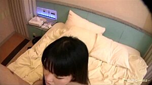 As The Vibrator Grazes Over Her Asian Snatch The Brunette Gets Wet Enough For Penetration