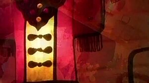 this horny blonde takes a big cock in her mouth and pussy