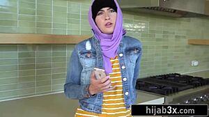 sexy middle-eastern teen tries sucking cock for the first time!