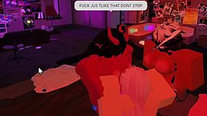 2 Futa Having Three With a Slut