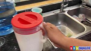 Forbidden university hijastra with big tits gets anal in homemade video