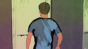 I caught my step-mother masturbating in the bathroom and couldn't resist