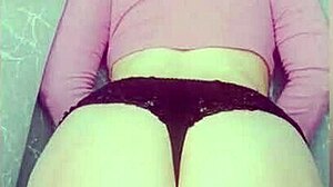 Young slutty girl flaunts her virgin tits and ass for perverts like you 😉