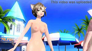 Megurine Luka And Meiko In Summer Idol Nude Mod Full Exposure.