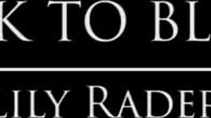 Blonde Babe Lily Rader in Black Theme