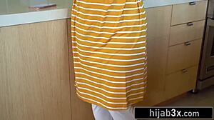 sexy middle-eastern teen tries sucking cock for the first time!