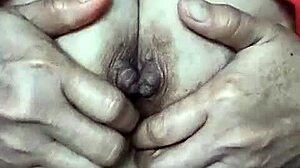 mature milf wife displays her pechos in bold, intense manner with wet delights