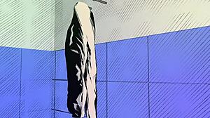 I caught my step-mother masturbating in the bathroom and couldn't resist