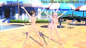 Megurine Luka And Meiko In Summer Idol Nude Mod Full Exposure.