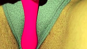 Look at that gray panties latina milf with her sexy dripping pussy