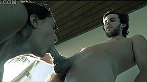 Anastasia Black feels intense nympho desire for cock while hiding from her rents