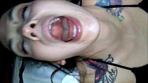 Facefuck Upsidedown Gagging With Choking And Submissive Deepthroat