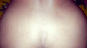 What a delight watching this skinny colombian bride swallow that huge cock