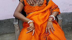 In the hot village, an 18-year-old girl experiences suhagrat fully nude with passion