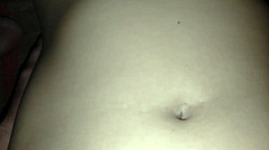 I creampied her wet shaved pussy so hard