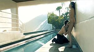 Anastasia Black feels intense nympho desire for cock while hiding from her rents