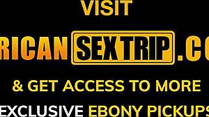 Curvy black hotel maid gets roughly pounded doggystyle in a wild interracial fuck