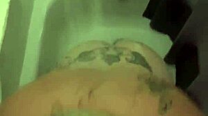 Stepbro and stepsis share a shower, leading to wet and soapy forbidden fun