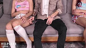 I feel so guilty sneaking with my innocent 18+ stepdaughter while mom's away