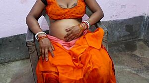 In the hot village, an 18-year-old girl experiences suhagrat fully nude with passion