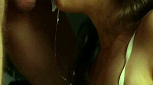 sloppy oral routine with deepthroat and cum in mouth for amateur lanreta