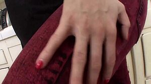 Lily Cade and Ryan Keely fuck in the kitchen!