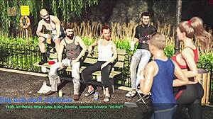 a wife and stepmother go for a jog together