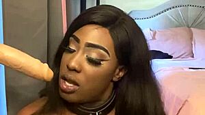 Lexo butterflys sucks that cock off the wall