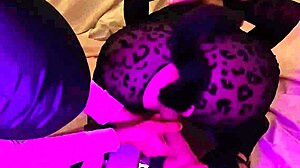 My wife likes to act like a naughty dog for the neighbors