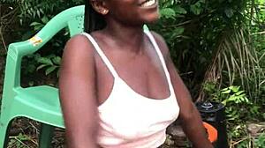 Crazybitch Twerking In Sexy Clothes Till She Decides To Show Her Small 18+ And Cute Tit