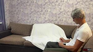 The therapist tries to heal Katty West's sex addiction but fucks her in the session.