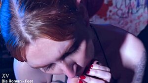 Naughty feet were made to lick